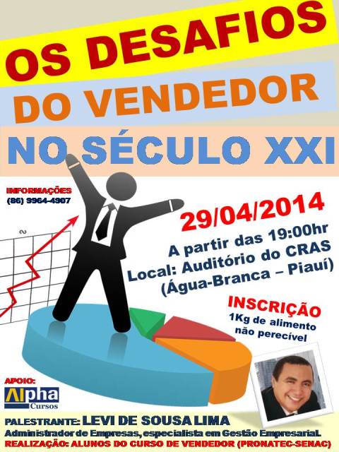 Palestra os Desafios do Vendedor no Século XXI