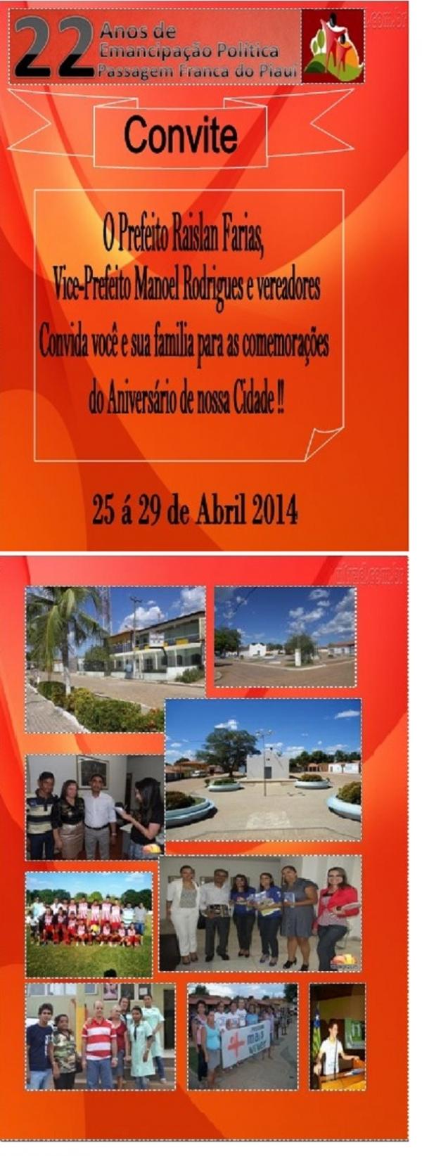 22 anos de Emancipação Política de Passagem Franca - Imagem 1