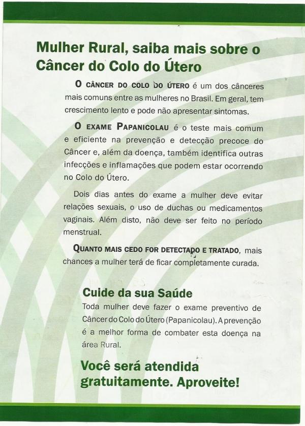 Luta contra o câncer de útero - Imagem 2