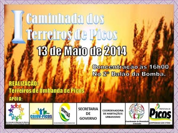 I Caminhada dos Terreiros será realizada em Picos. - Imagem 1