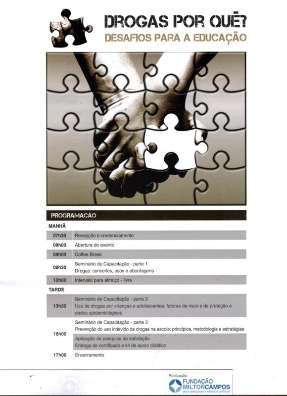 Acontecerá seminário sobre drogas em Elesbão Veloso, leia - Imagem 2