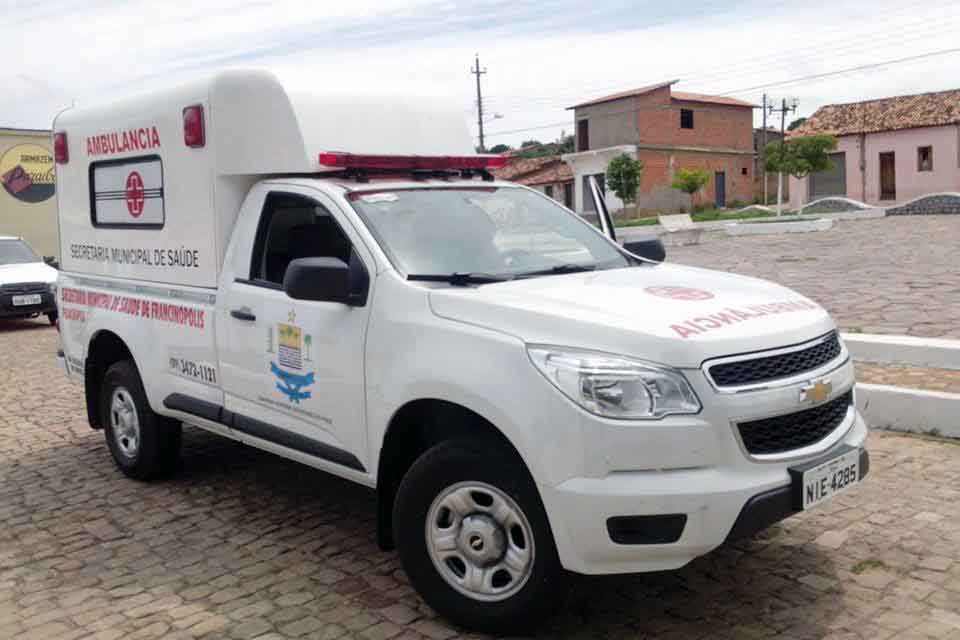 PREFEITURA DE FRANCINÓPOLIS ADQUIRE NOVAS AMBULÂNCIAS