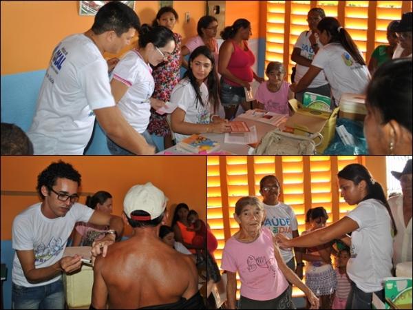 Postos de saúde tiveram movimento intenso no dia D de vacinação contra a gripe em Cocal - Imagem 1