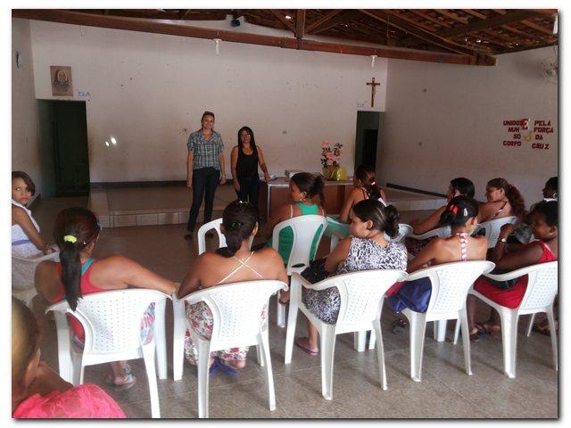 Reunião do Grupo de apoio e orientação e gestante do CRAS
