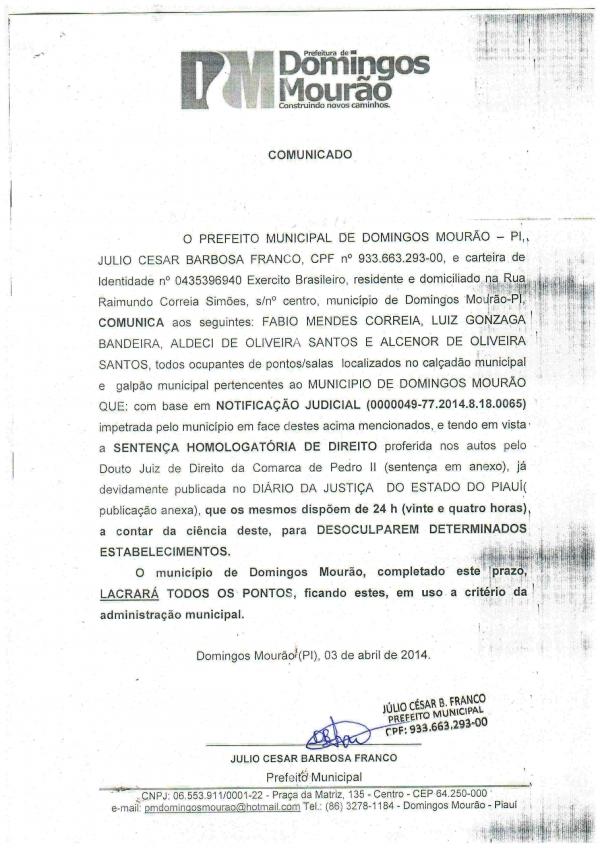 Prefeitura ganha na justiça e permissionários vão ter que desocupar imóveis. - Imagem 1