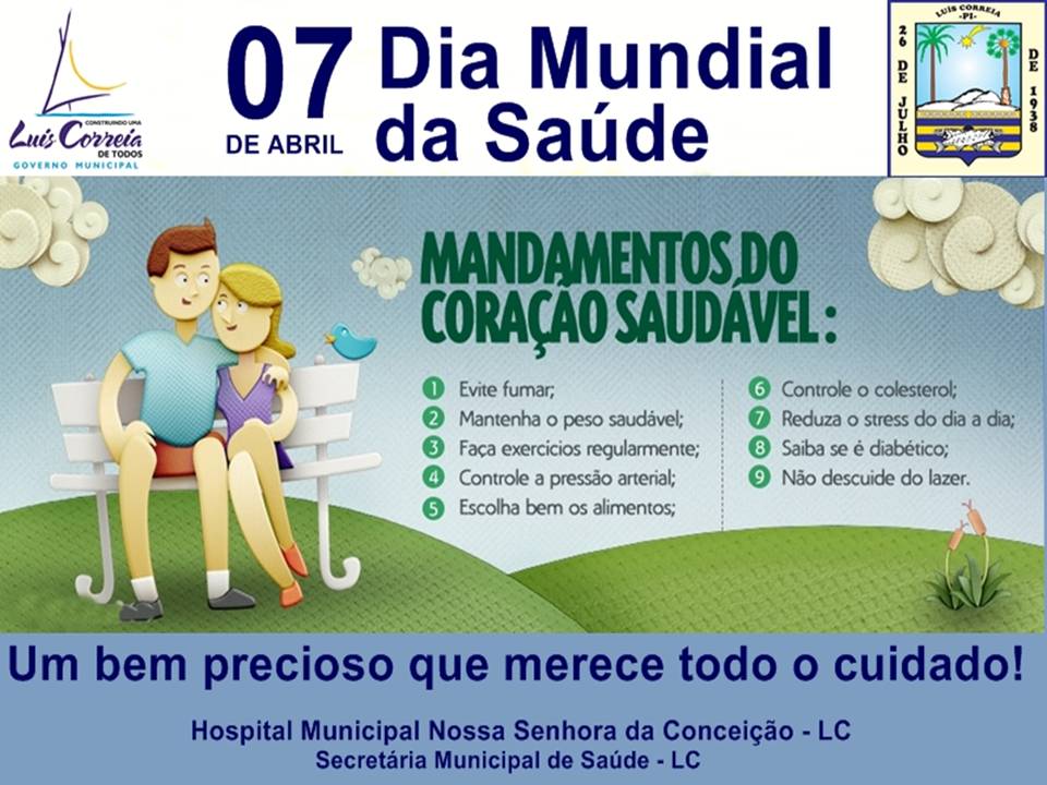 Hospital Municipal de Luís Correia comemora dia Mundial da Saúde