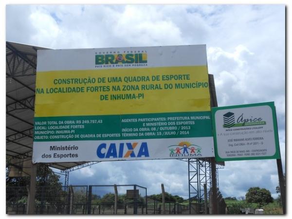 Prefeitura Municipal Constrói Quadra de Esporte com cobertura no Povoado Forte - Imagem 1