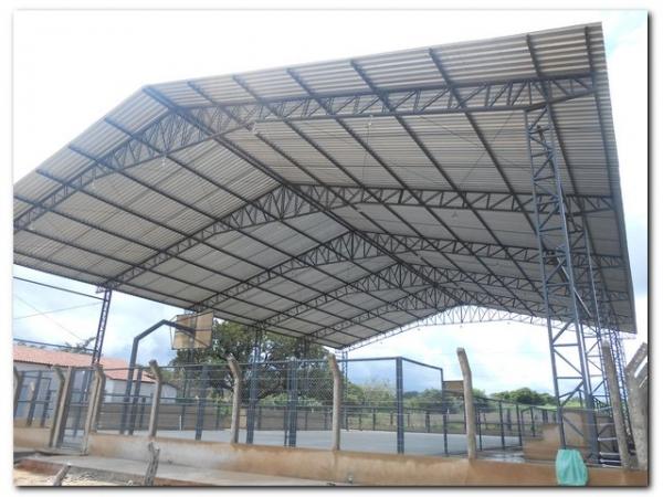 Prefeitura Municipal Constrói Quadra de Esporte com cobertura no Povoado Forte - Imagem 3