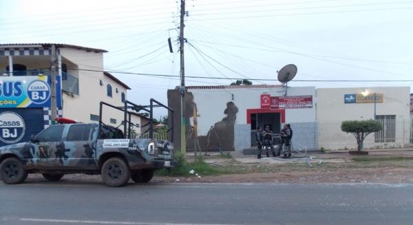 Mais uma vez agencia do Banco Bradesco em Capitão de Campos é explodida - Imagem 1