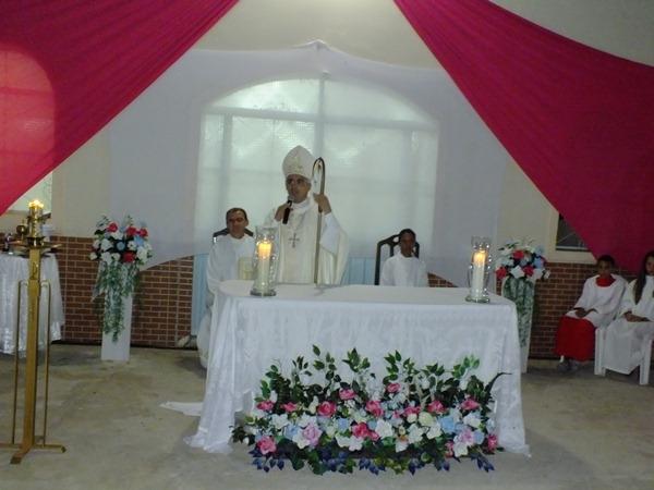 Bispo Dom Plínio Celebra Missa/novena em Homenagem a Nossa Senhora de Fátima na Comunidade Buriti Grande - Imagem 7
