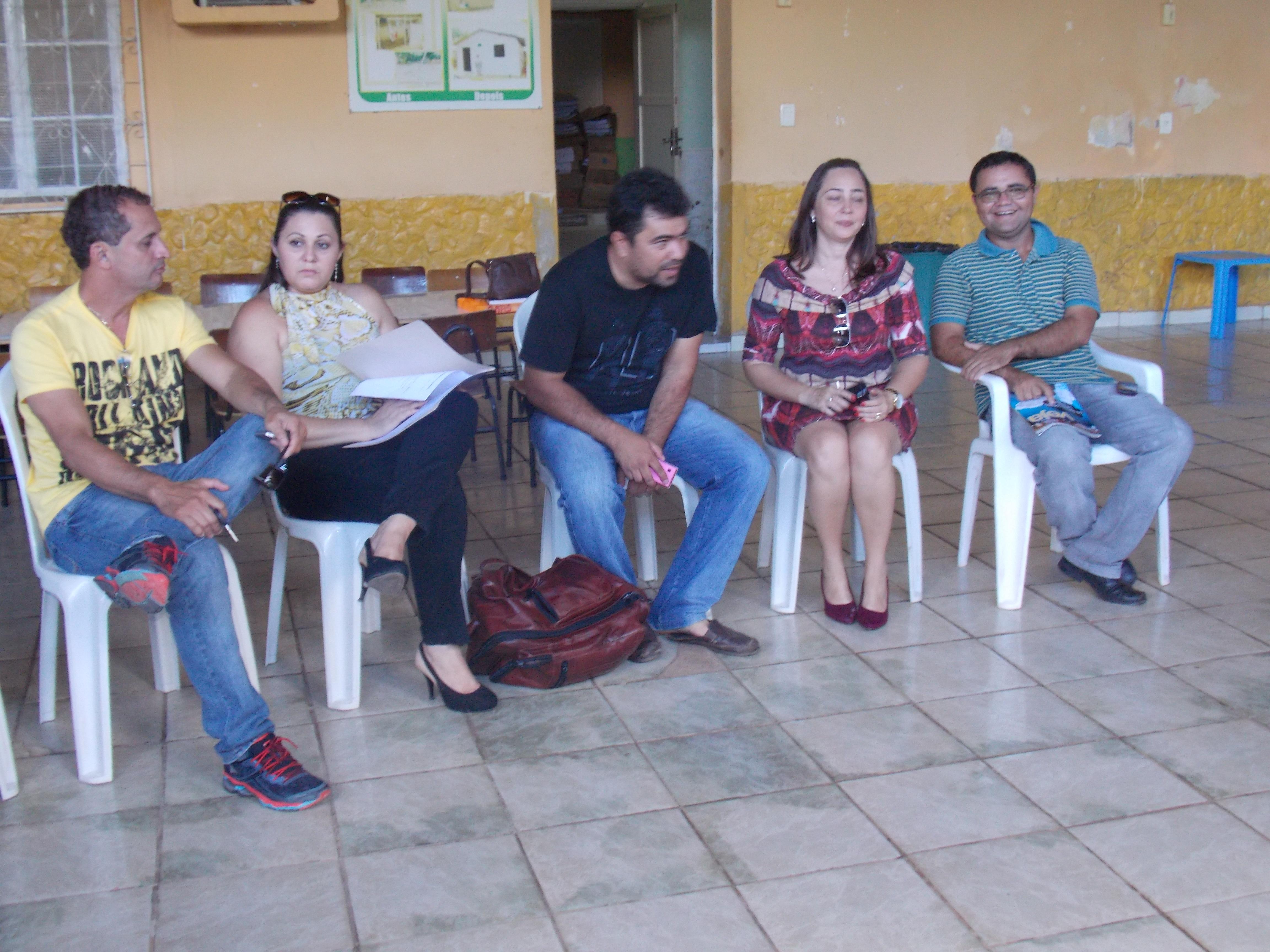 Reunião com a equipe de servidores da limpeza publica 