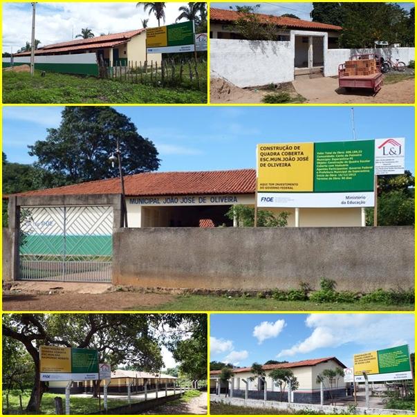 Prefeitura de Esperantina inicia a construção de cinco quadras poliesportiva coberta na zona rural