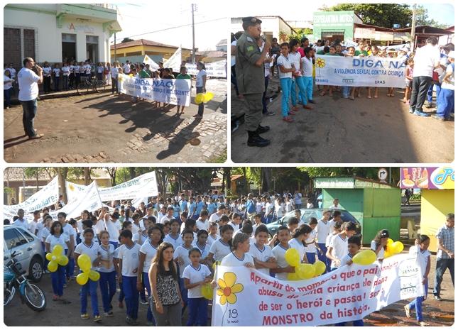 Caminhada Marca Luta contra o Abuso e Exploração Sexual em Esperantina