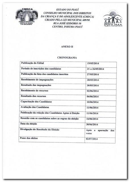 Edital nº 01/2014 - Eleição Suplementar do Conselho Tutelar - Imagem 11