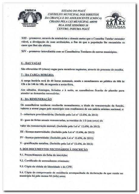 Edital nº 01/2014 - Eleição Suplementar do Conselho Tutelar - Imagem 5