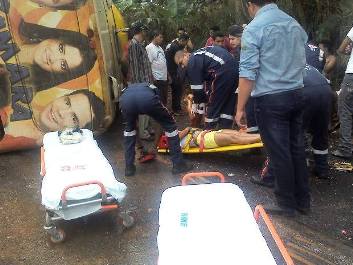 Ônibus da Banda Forró Perfeito se envolve em acidente no Maranhão