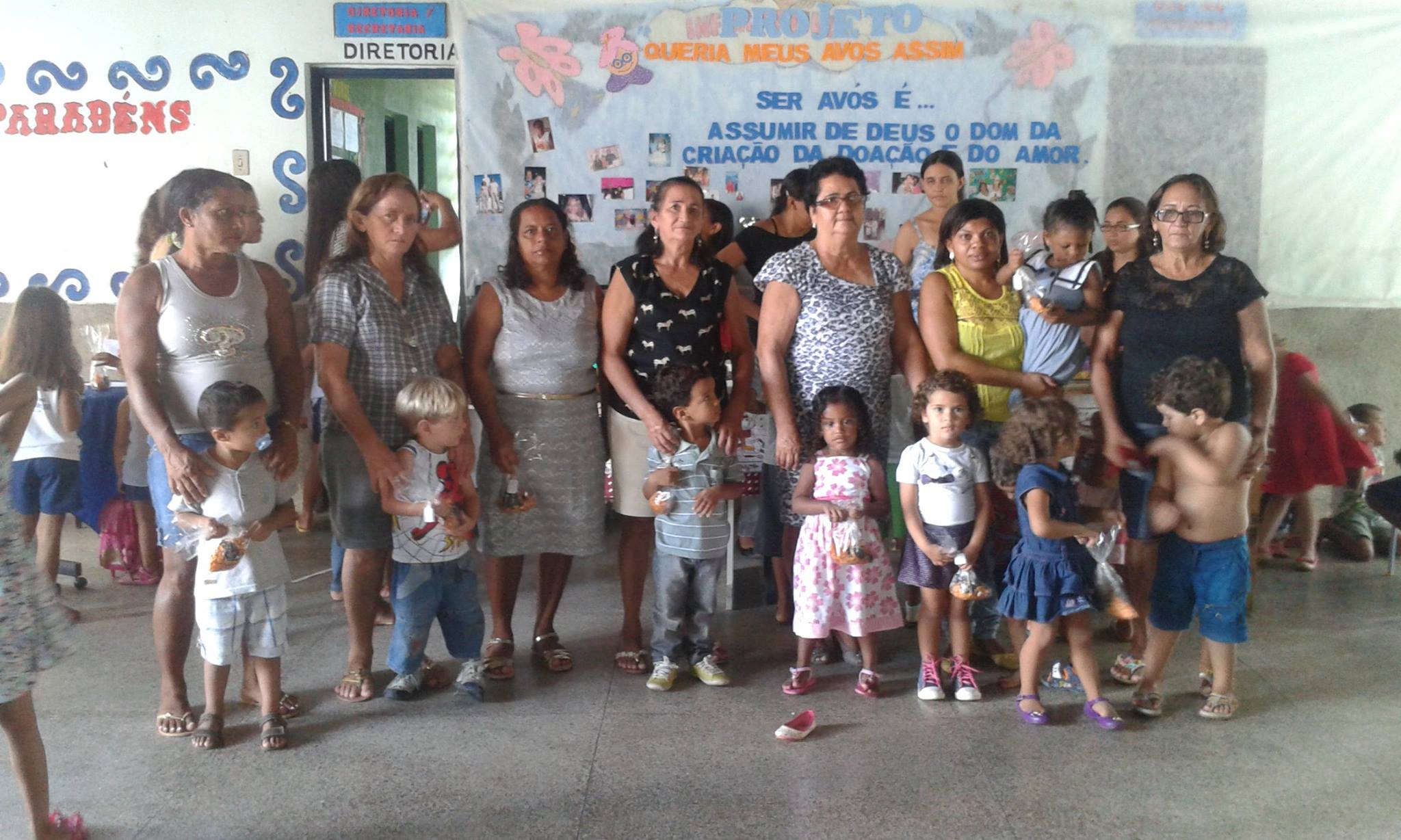 Secretaria Mun de Educação desenvolveu junto a Educação Infantil o projeto “Queria meus avós assim“