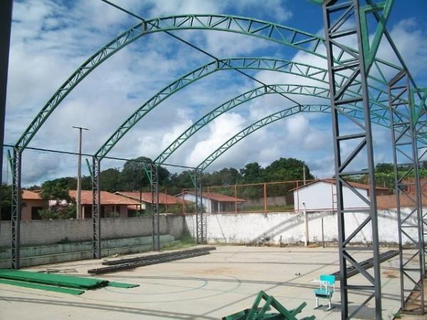 Jatobá do Piauí: Cobertura de quadra anda em ritmo acelerado - Imagem 2