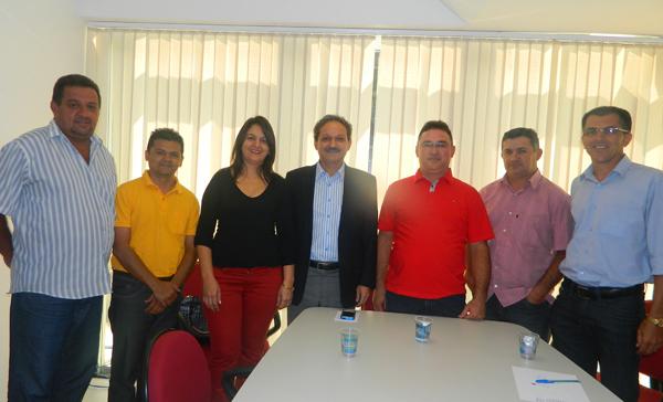 Prefeita de Brasileira e Vereadores estiveram reunidos com o Deputado Wilson Brandão