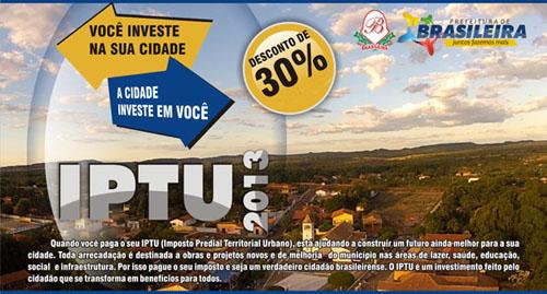Prorrogado o prazo para o pagamento do IPTU com desconto de 30%