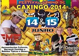 Prefeitura de Caxingó realiza seu Festival Junino nos dias 14 e 15 de junho