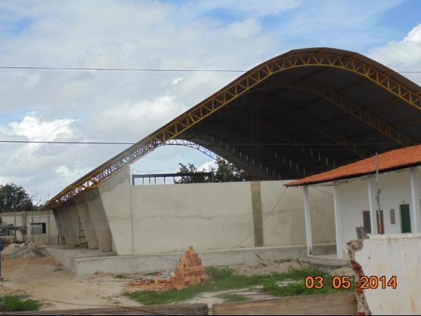 Primeiro Ginásio Poliesportivo de Boa Hora já começa a ser concluído. - Imagem 9