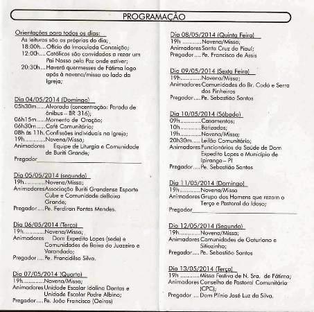 Iniciou neste domingo os festejos da comunidade Buriti Grande - Imagem 5