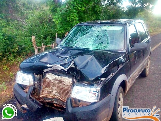 Acidente entre carro e moto deixa uma vítima fatal na PI-110 em Piracuruca - Imagem 1