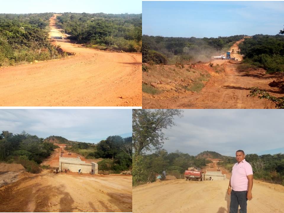 Retomada a obra de ligação da rede asfáltica  da localidade Santa Fé a Canavieira