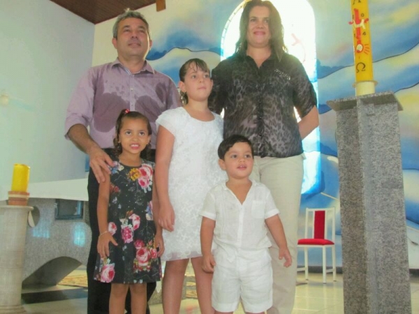 Aconteceram neste último domingo os batizados dos filhos de Edneida Fortes e Sineida Fortes - Imagem 20