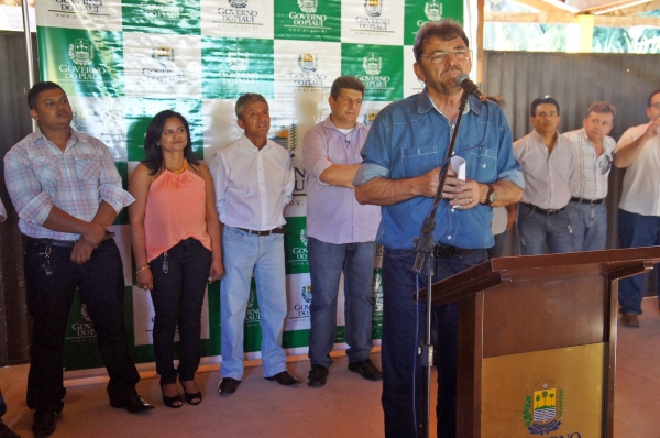  Prefeito Davinelson recebe comitiva do Governador para inaugura obra.   - Imagem 31