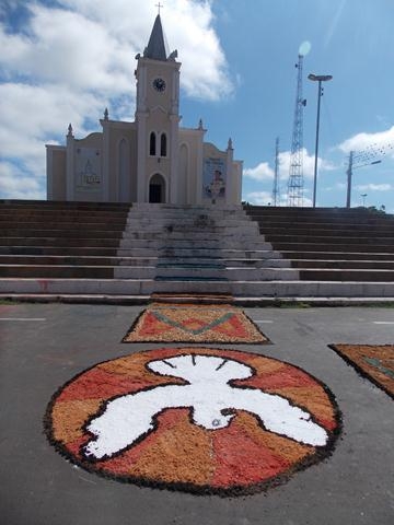 Dia 19 de Junho dia de corpus christi Com um Lindo Tapete em Batalha - Imagem 14