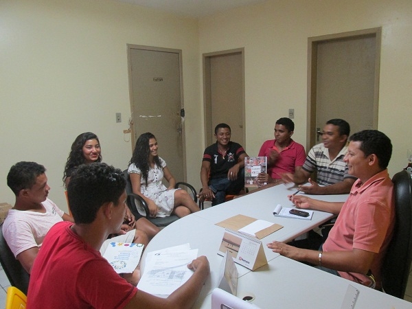 Manin Geronço e Raimundo do PT receberam os jovens da Comunidade Kolping no gabinete - Imagem 1