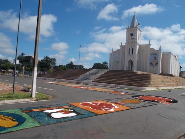 Dia 19 de Junho dia de corpus christi Com um Lindo Tapete em Batalha - Imagem 5