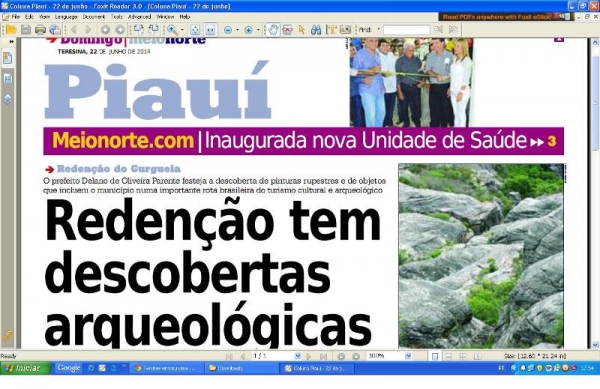 Descoberta arqueológica em Redenção repercute na imprensa escrita do Nordeste - Imagem 1