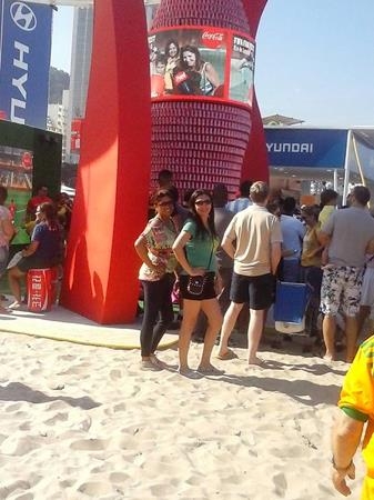 Nara Torres mostra um pouquinho da FIFA Fan Fest - Imagem 3