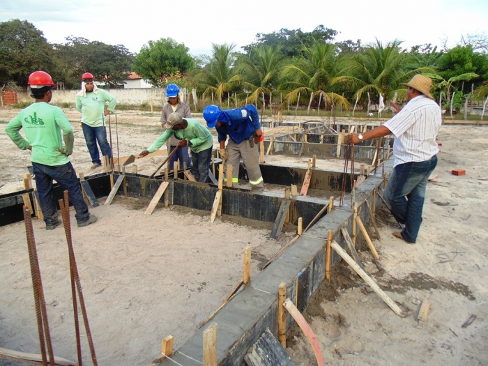 Prefeito visita as obras do matadouro e do 3º ginásio coberto de Boa Hora - Imagem 13