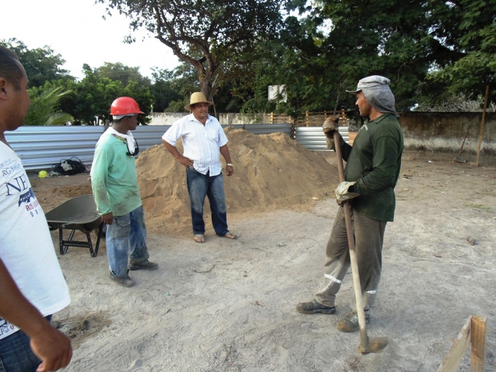 Prefeito visita as obras do matadouro e do 3º ginásio coberto de Boa Hora - Imagem 7