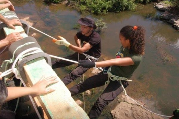 GAV inova ao realizar 1 º treino de rapel  - Imagem 1