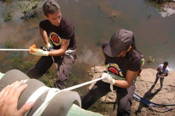 GAV inova ao realizar 1 º treino de rapel  - Imagem 3