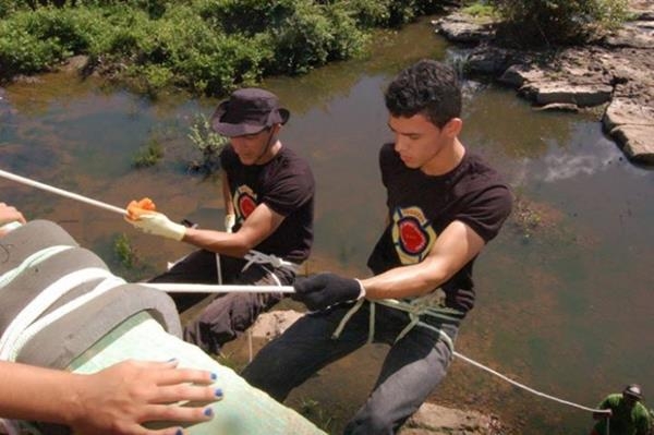 GAV inova ao realizar 1 º treino de rapel  - Imagem 4