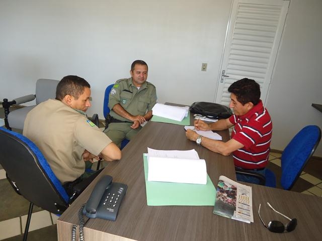 Prefeito Dr. Zé Maria reuniu-se com Representantes da Polícia Militar  - Imagem 2