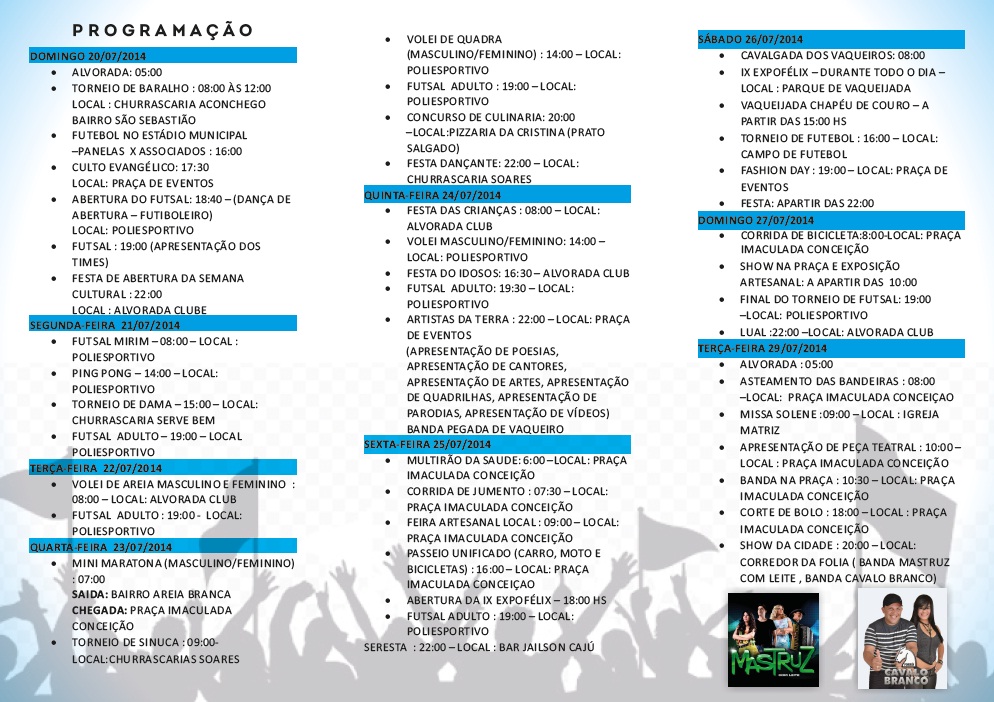 XXIV Semana Cultural de São Félix do Piauí com um novo olhar