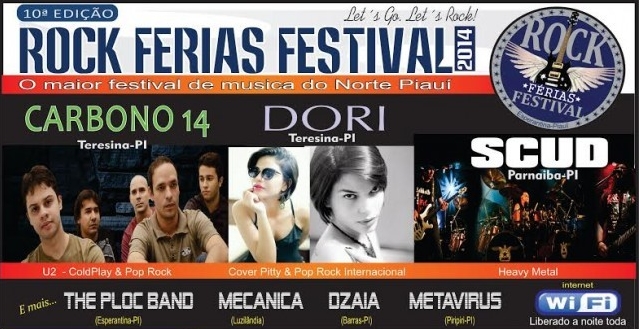 Sábado 19 de julho, Rock Férias Festival em Esperantina