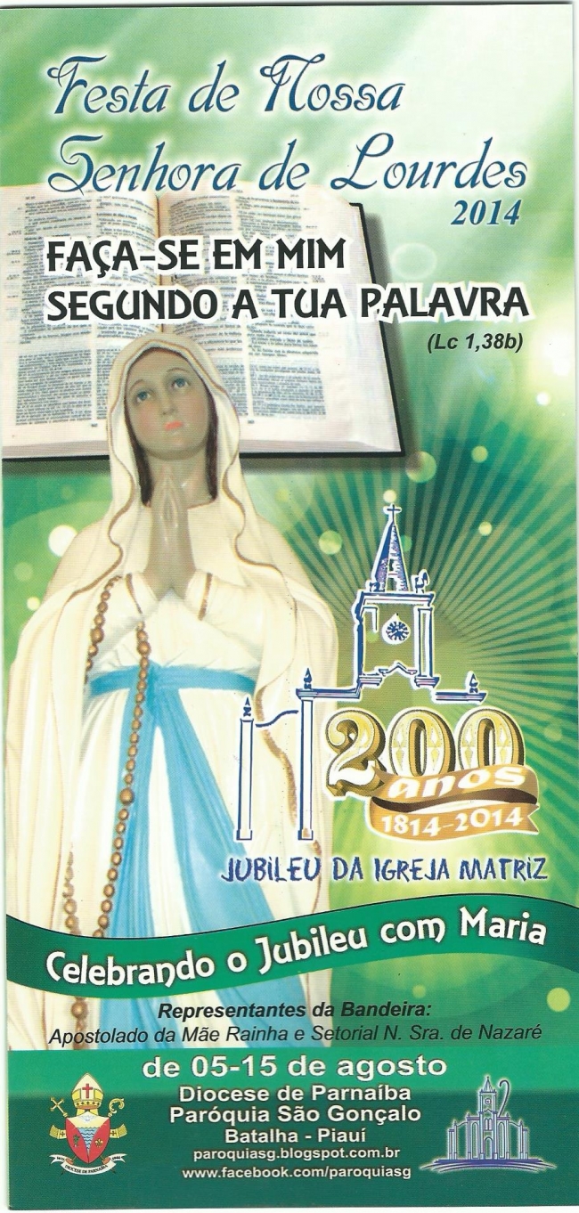 Festejo de Nossa Senhora de Lourdes em Batalha PI de 05 A 15  de Agosto - Imagem 3