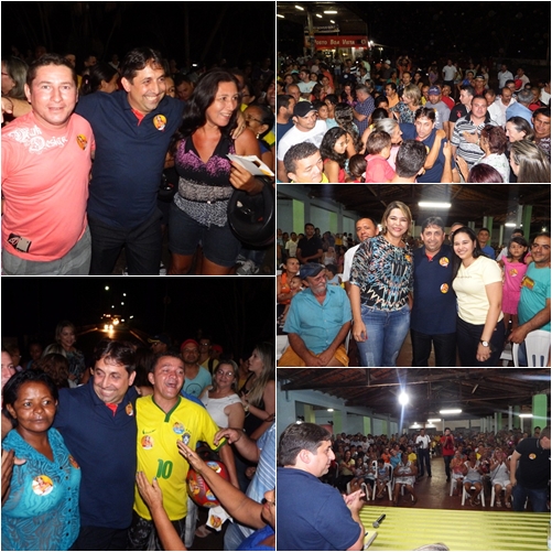 Esperantinenses recepcionam prefeito Lourival Bezerra