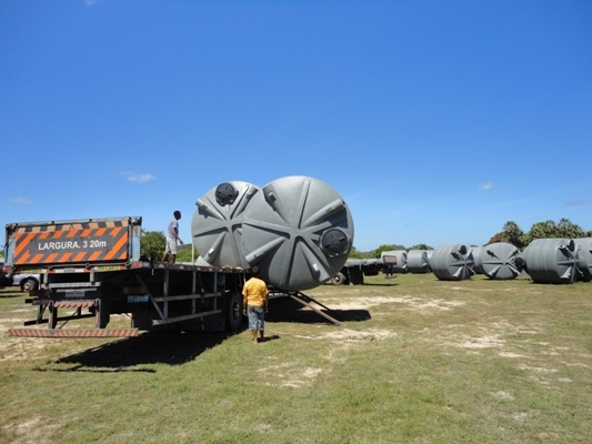 Município recebe cisternas para captação de água  - Imagem 1