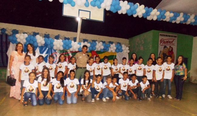 Policia Militar realizou a II formatura do PROERD em Capitão de Campos - Imagem 8