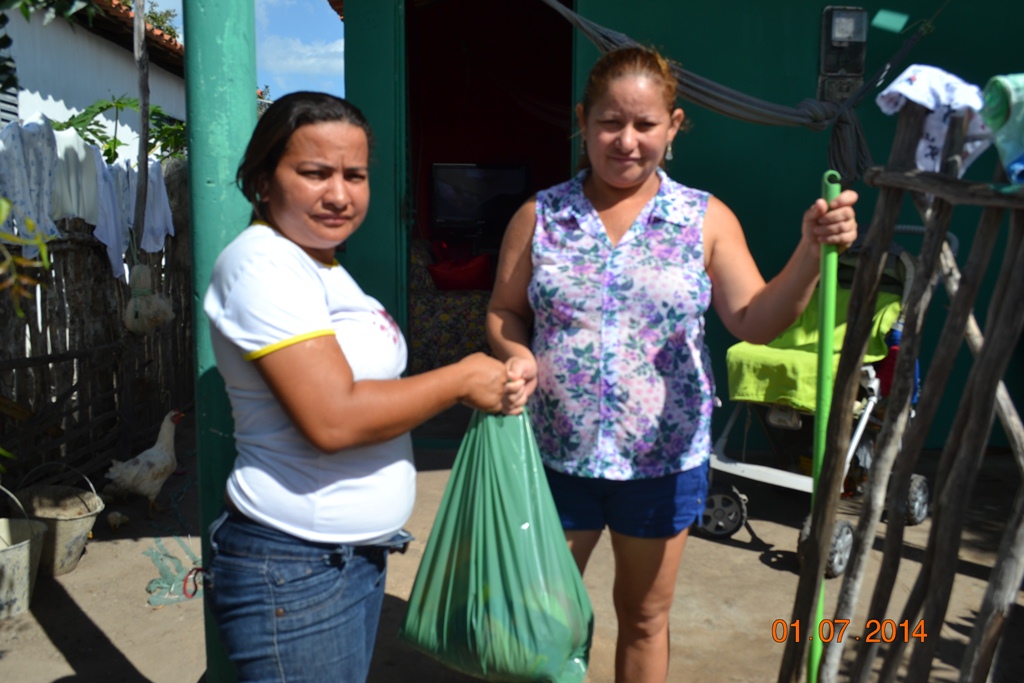 CEMTI Pedro Coelho faz doação de cestas básicas para a comunidade