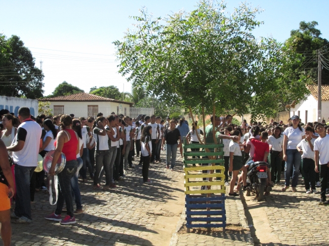 Rede Municipal de Ensino Faz o seu primeiro Ensaio para desfile de 7 de setembro em Agricolândia - Imagem 2